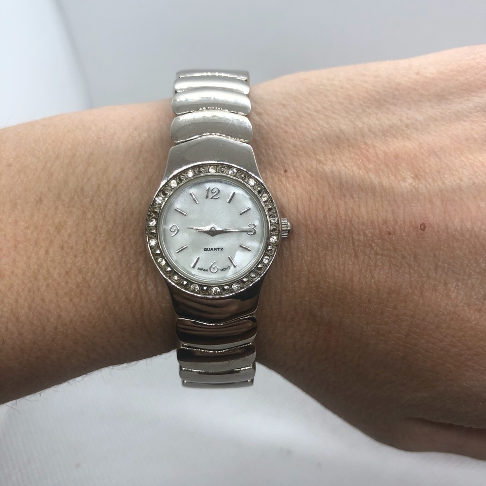 Rhinestone cuff  Watch